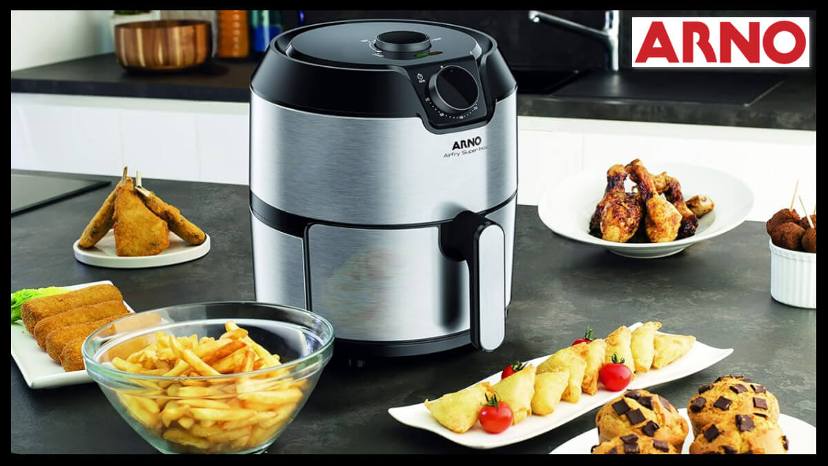 Oferta Relâmpago: 30% de desconto na Air Fryer da Arno