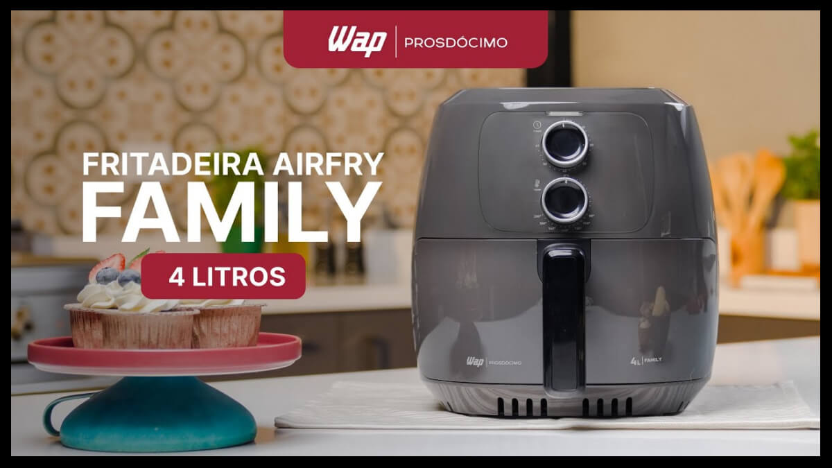 Ofertas do dia: descontos de até 47% na Air Fryer Family da WAP