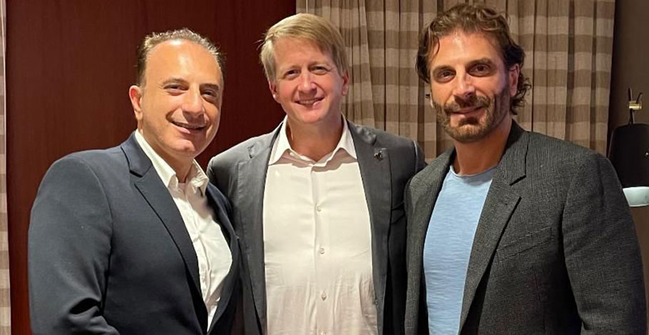 Presidente do Conselho da Marriot se reúne com Marcello e Carlos Moufarrege