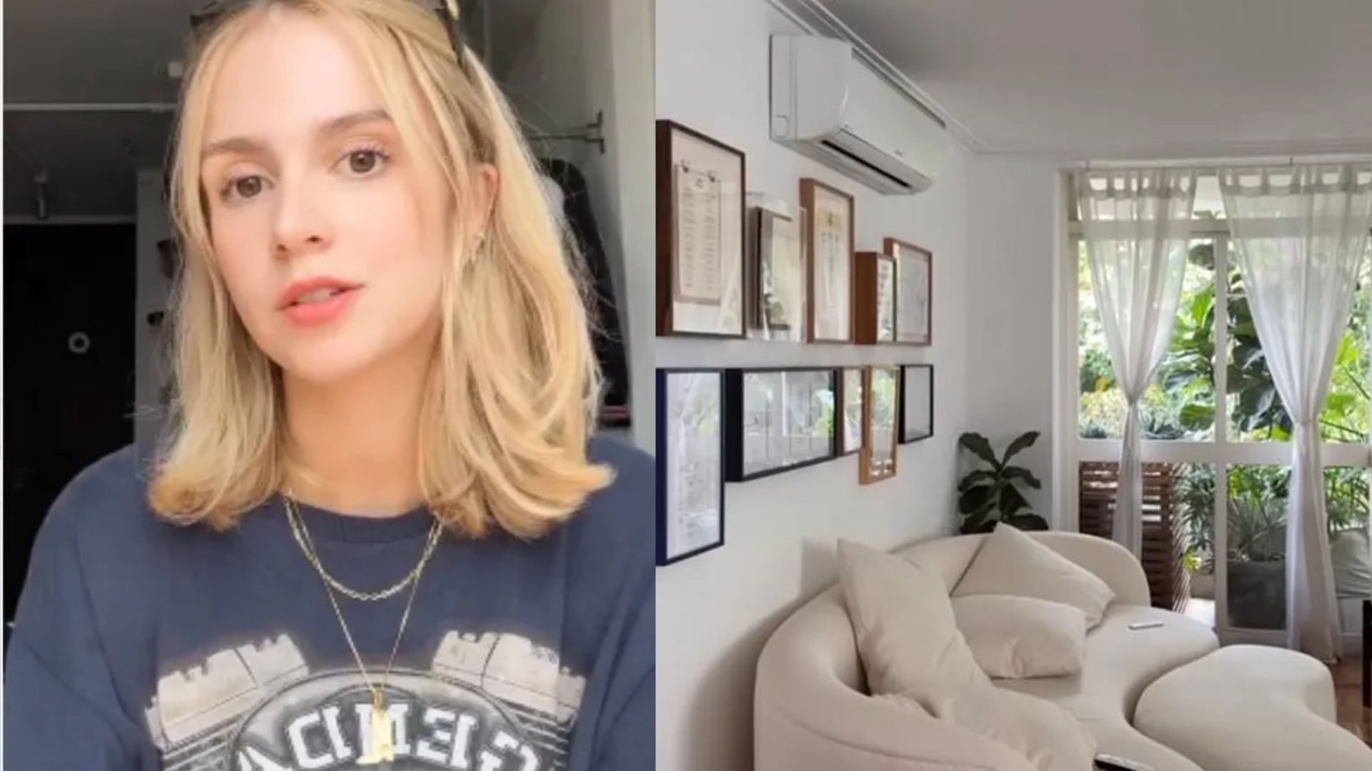 Isabella Scherer abre as portas de seu apartamento luxuoso e exibe detalhes