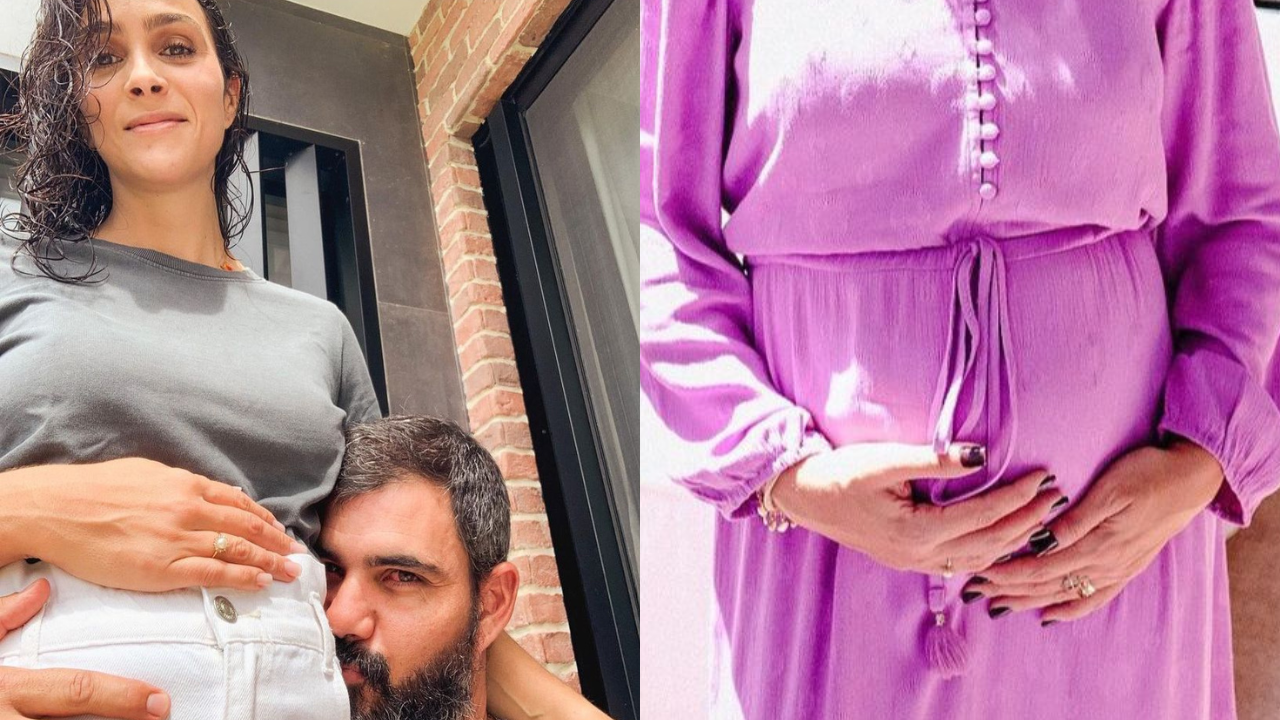 Leticia e Juliano Cazarré revelam o sexo do 5º bebê do casal, que está a caminho