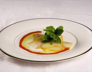 CARPACCIO EM MOLHO DE MORANGO