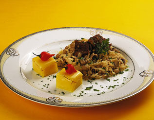 BAIÃO-DE-DOIS COM CARNE-SECA