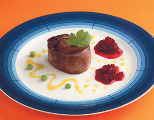 BIFE ANCHO E COMPOTA DE BETERRABA