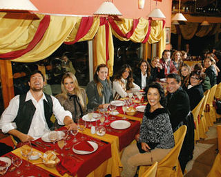 JANTAR COM FONDUE AQUECE FAMOSOS