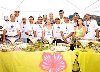 O ALMOCO DOS VELEJADORES NA ILHA