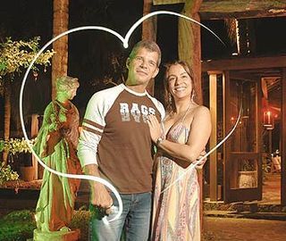 O ATOR RAUL GAZOLLA E SUA FERNANDA