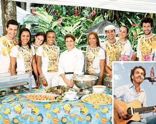 ALMOÇO COM TEMPERO MUSICAL DE NANDO REIS