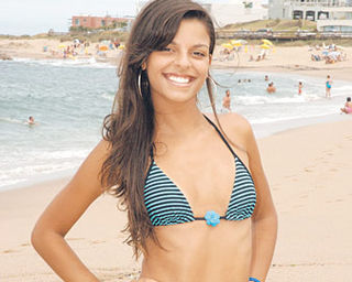 A BELEZA CARIOCA DE LUMA NOGUEIRA IMPERA EM PUNTA
