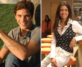 Rômulo Arantes Neto e Lise Grendene...