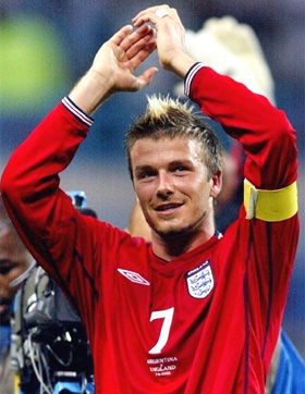 David Beckham sente saudades da comida…