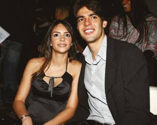 Caroline Celico e Kaká