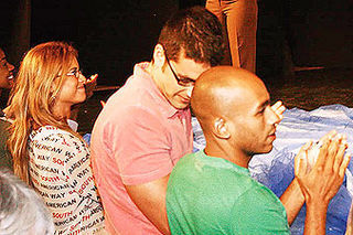 ALINNE MORAES COM SERGIO MARONE