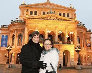 MURILO ROSA E A MÃE NA ALEMANHA