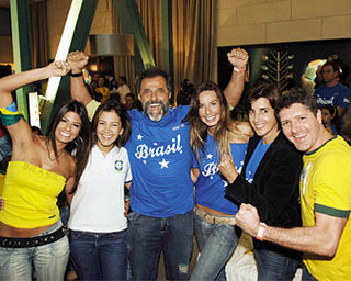 Juliana Almeida, Vanessa Prieto, Oscar Magrini, Mariana Weickert, Magic Paula e Fabio Villaverde.