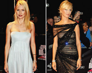 24|NAOMI WATTS E UMA THURMAN EM NOITE DE BRILHO E MODA