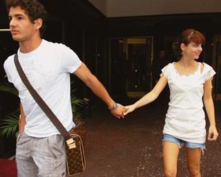 Alexandre Pato e Sthefany Brito