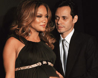 Jennifer Lopez e o marido, Marc Anthony