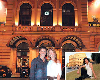 SLAVIERO E MÁRCIA MAYER EM ROMA