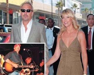 KEVIN COSTNER E SUA BELA CHRISTINE BAUMGARTNER