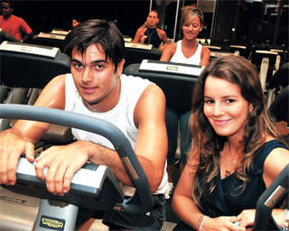 NELSINHO PIQUET E SUA MUSA, GABRIELA
