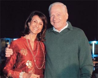 O casal Márcia De Luca e Maurizio Remmert.
