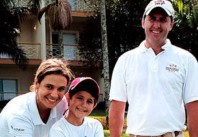 VANESSA MENGA NO GOLFE