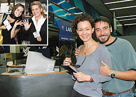 JÚLIA E ALEXANDRE, KARINA E A MÃE