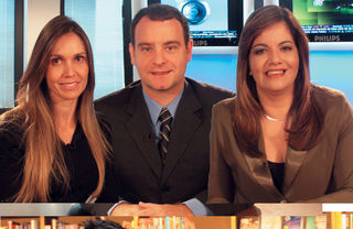 Na televisão