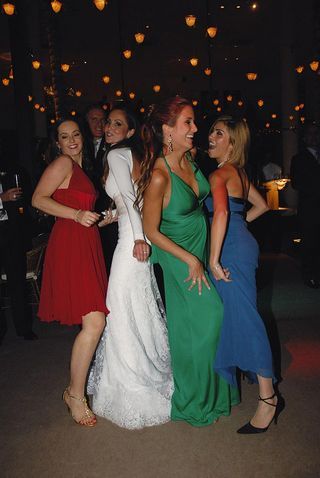 Ferveção: Deborah Quintela, Mel, Tici e Jeniffer Bresser, designer das lembrancinhas