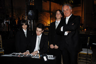 Kauan, John ao piano, Luís Otávio e Otávio