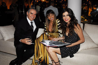 Michel Klein com a mulher, Maria Alice, e a filha, Natalie Klein