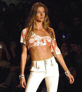Gisele Bündchen na passarela