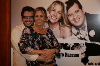 Adriane Galisteu e Leandro Hassum