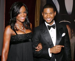Tameka Foster e o cantor Usher, em foto de 2007