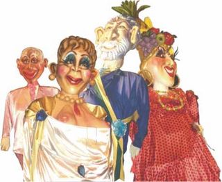 Bonecões: Obama, Lula, Dercy e Carmen Miranda