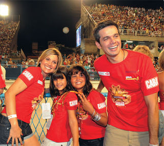 Flávia, Giulia, Duda e Otaviano
