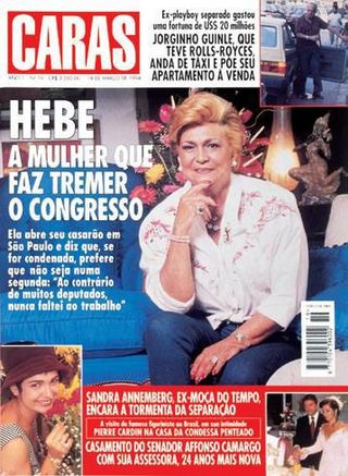 Capas de Hebe Camargo em CARAS