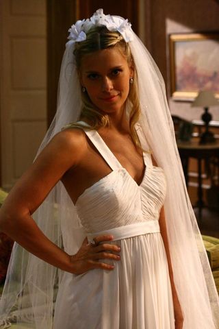 Carolina Dieckmann de noiva na TV