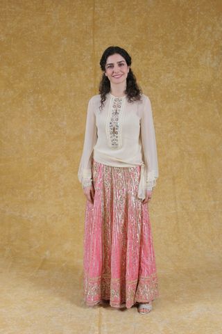 Look indiano contemporâneo