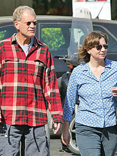 David Letterman e Regina Lasko