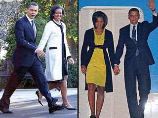Os looks de Michelle Obama na Inglaterra