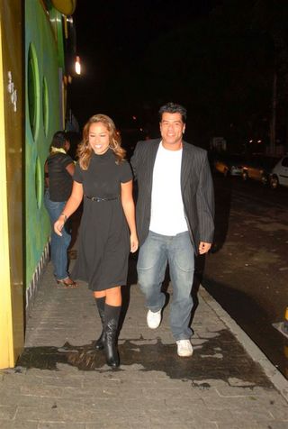 Maurício Mattar e a nova namorada, Keiry Costa
