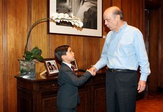 José Serra e Vinicius Oka