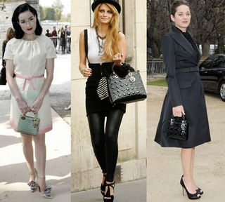 Famosas usando Lady Dior