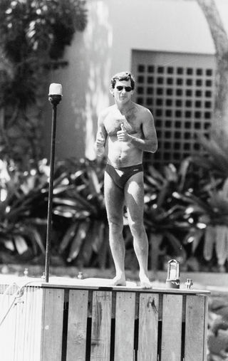 Ayrton Senna em momentos de descanso