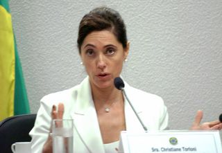 Christiane Torloni discursa em Brasília