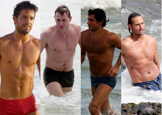 Famosos em sungas, bermudas e shorts!