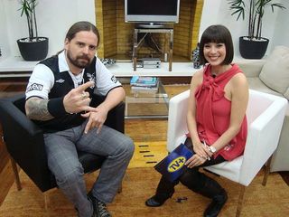 Andreas Kisser e Izabelle Stein