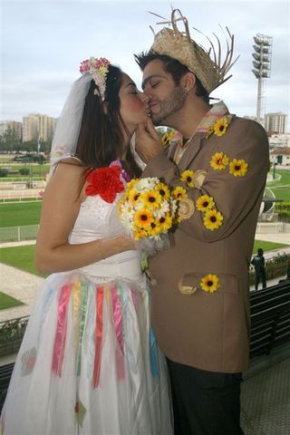 Max e Francine noivos no ‘Roça in Rio’